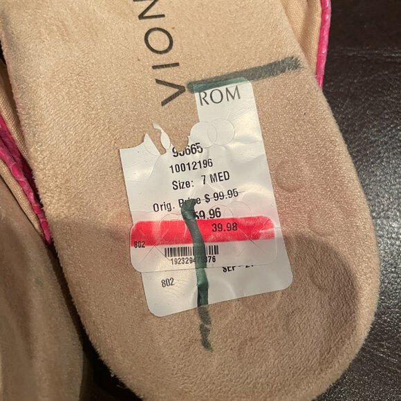 Women's Vionic Dillon Flip Flop, Size 7 M - Pink - Picture 3 of 4